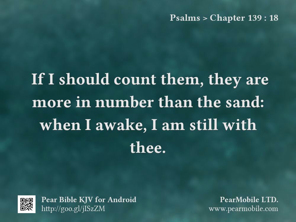 Psalms, Chapter 139:18